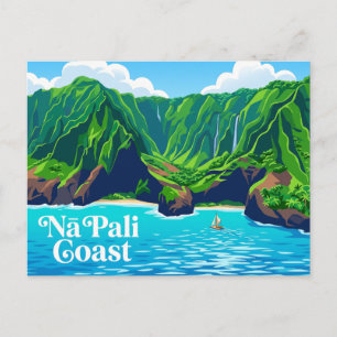 Nā Pali Coast Hawaii Postcard