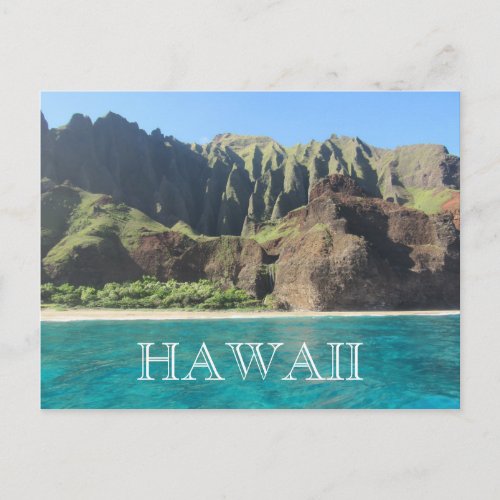na pali coast kauai postcard