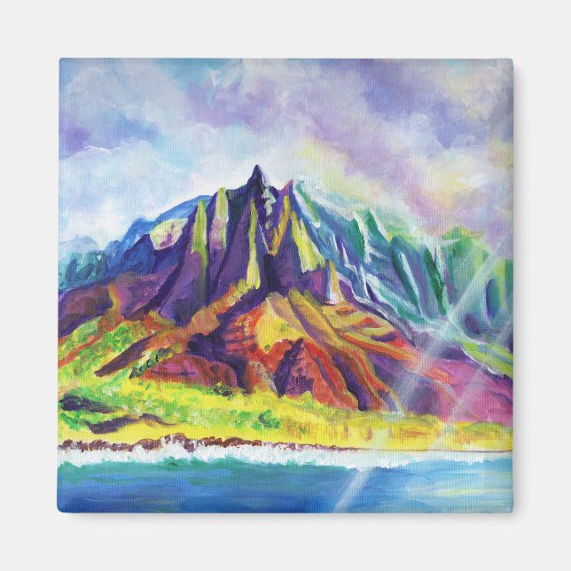 Na Pali Coast of Kauai Hawaii  Magnet (Front)