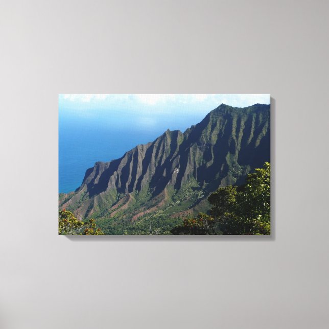Na Pali Coast on Kauai canvas print (Front)