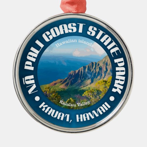 Na Pali Coast SP Metal Ornament