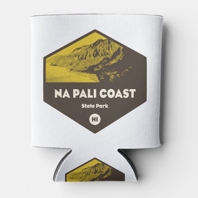 Nā Pali Coast State Park Hawaii Can Cooler (Front)