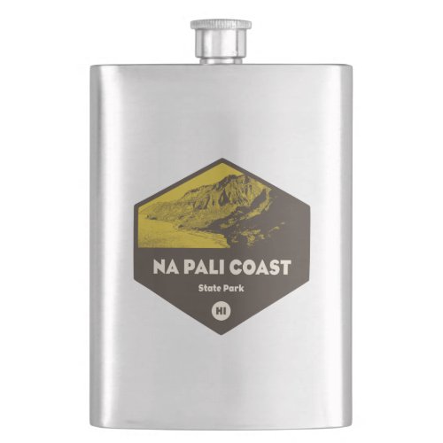 Nā Pali Coast State Park Hawaii Flask
