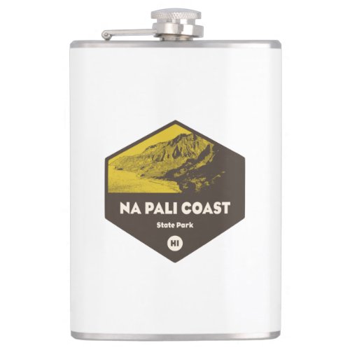 Nā Pali Coast State Park Hawaii Flask
