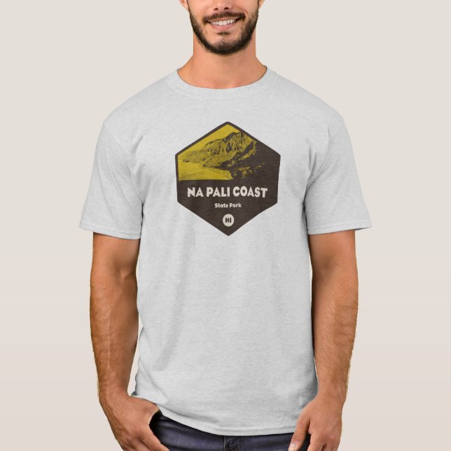 Nā Pali Coast State Park Hawaii T-Shirt (Front)