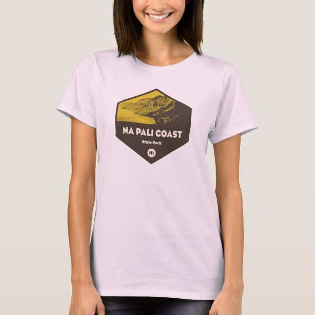 Nā Pali Coast State Park Hawaii T-Shirt (Front)
