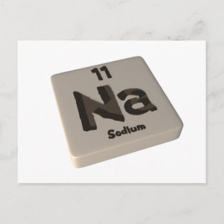 Na Sodium Postcard