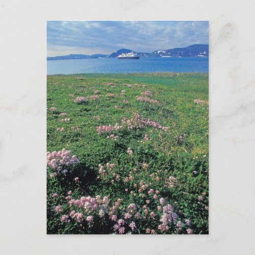 NA USA Alaska Aleutian Island Scenic with Postcard