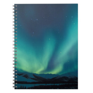 NA, USA, Alaska, Brooks Range, Curtains of green Notebook