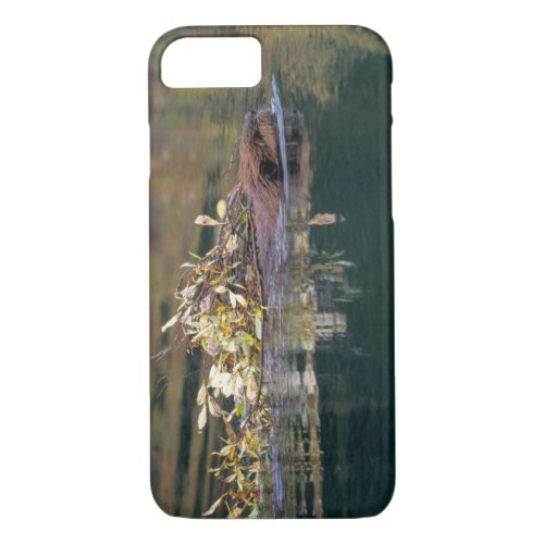 NA USA Alaska Denali NP Beaver collecting iPhone 87 Case