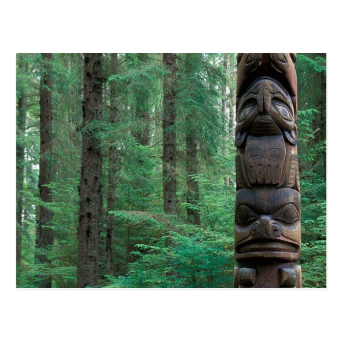 NA, USA, Alaska, Sitka, Sitka Totem Park, A Post Card