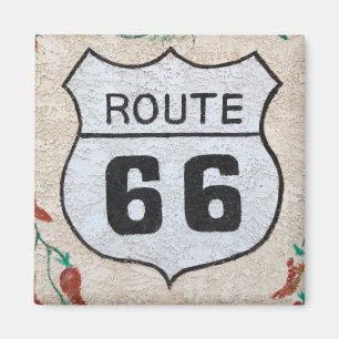 NA, USA, Arizona, Holbrook Route 66 street sign Magnet