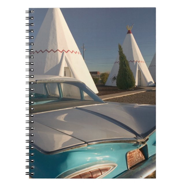 NA, USA, Arizona, Holbrook Route 66, Wigwam 2 Notebook (Front)