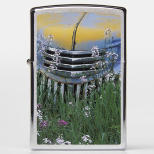 NA, USA, eastern Washington, Old truck with Zippo Lighter