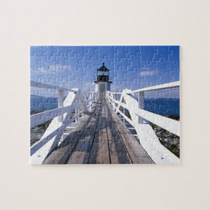 NA, USA, Maine, Port Clyde. Marshall Point 2 Jigsaw Puzzle