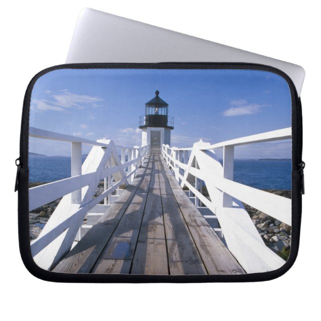 NA, USA, Maine, Port Clyde.  Marshall Point 2 Laptop Sleeve (Front)