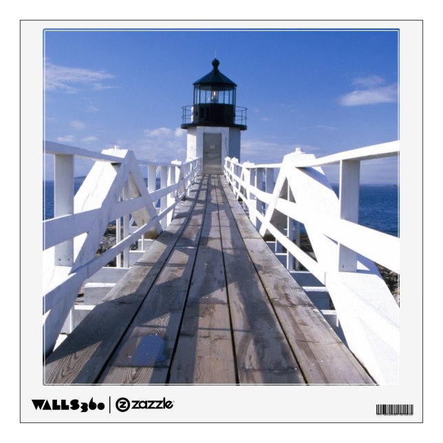 NA, USA, Maine, Port Clyde.  Marshall Point 2 Wall Sticker (Front)