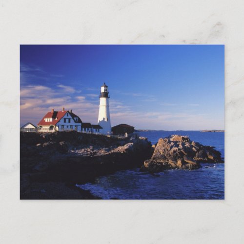 NA USA Maine Portland Head lighthouse Postcard