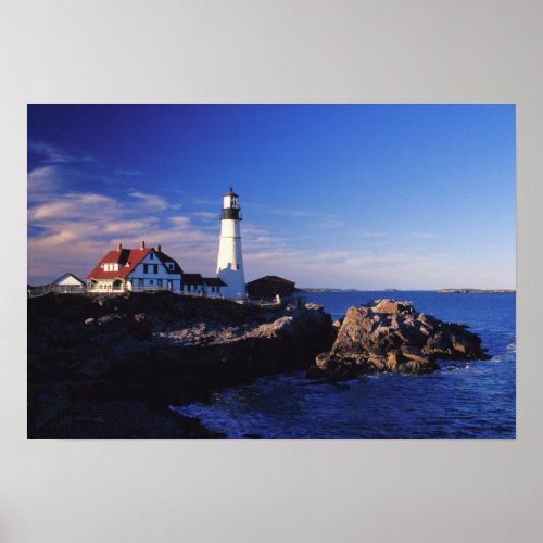 NA USA Maine Portland Head lighthouse Poster