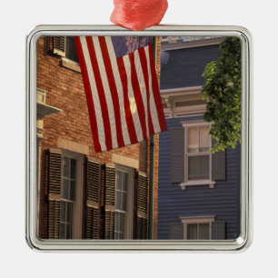 NA, USA, Massachusetts, Nantucket Island, 2 Metal Ornament