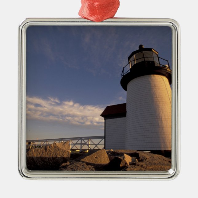 NA, USA, Massachusetts, Nantucket Island, 3 Metal Ornament (Front)
