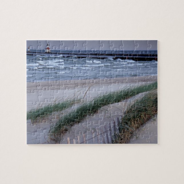 NA, USA, Michigan, Berrien County, St. Joseph, Jigsaw Puzzle (Horizontal)