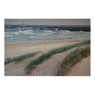NA, USA, Michigan, Berrien County, St. Joseph, Wood Wall Decor