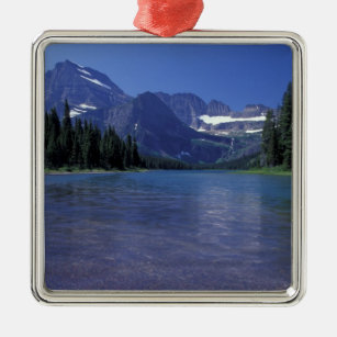 NA, USA, Montana, Glacier National PArk. Metal Ornament