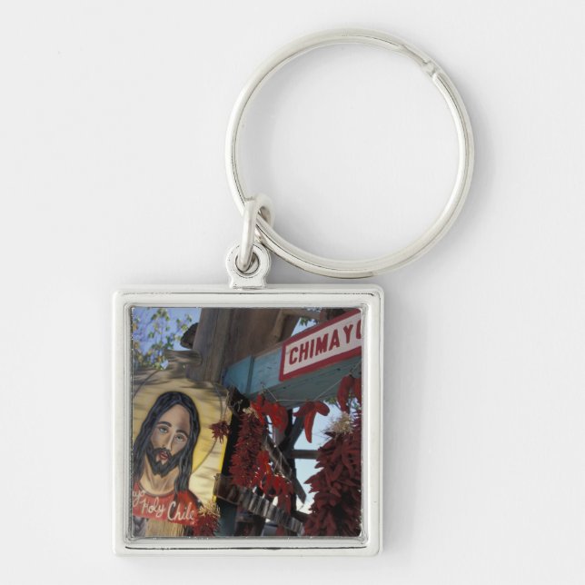 NA, USA, New Mexico, Santa Fe. Keychain (Front)