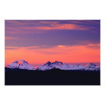 Na, Usa, Oregon, The Three Sisters Mountains Photo Print at Zazzle