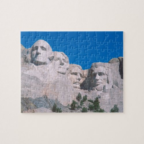 NA USA SD Mount Rushmore Jigsaw Puzzle