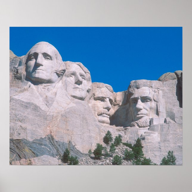 NA, USA, SD, Mount Rushmore. Poster (Front)