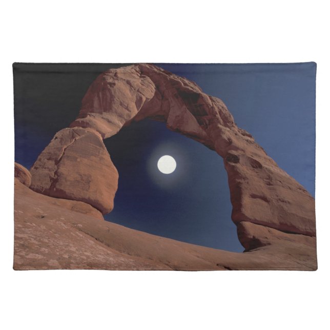 NA, USA, Utah, Arches National Park. Delicate Placemat (Front)