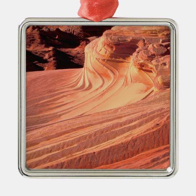 NA, USA, Utah, Vermillion Cliffs. Coyote Butte Metal Ornament (Front)