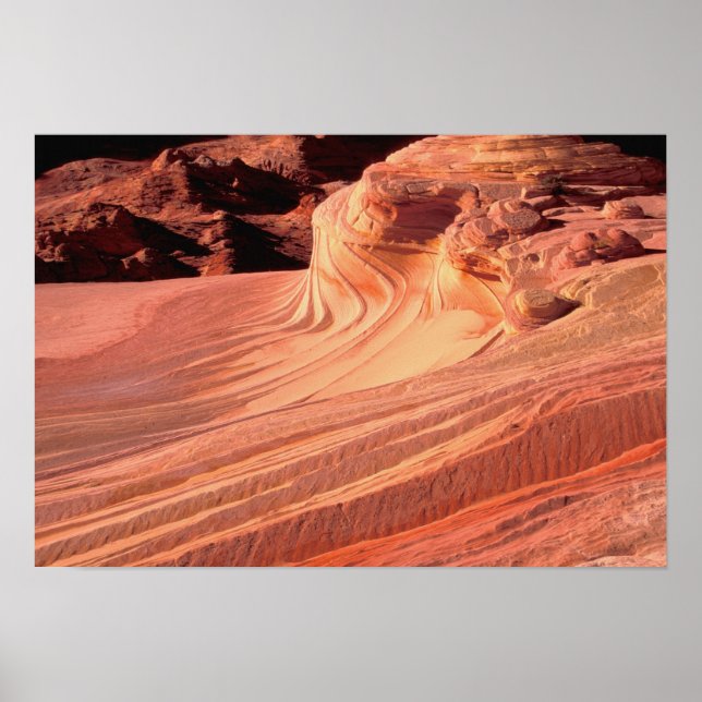 NA, USA, Utah, Vermillion Cliffs. Coyote Butte Poster (Front)