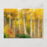 NA, USA, Washington, Fall Aspen Trees along Postcard