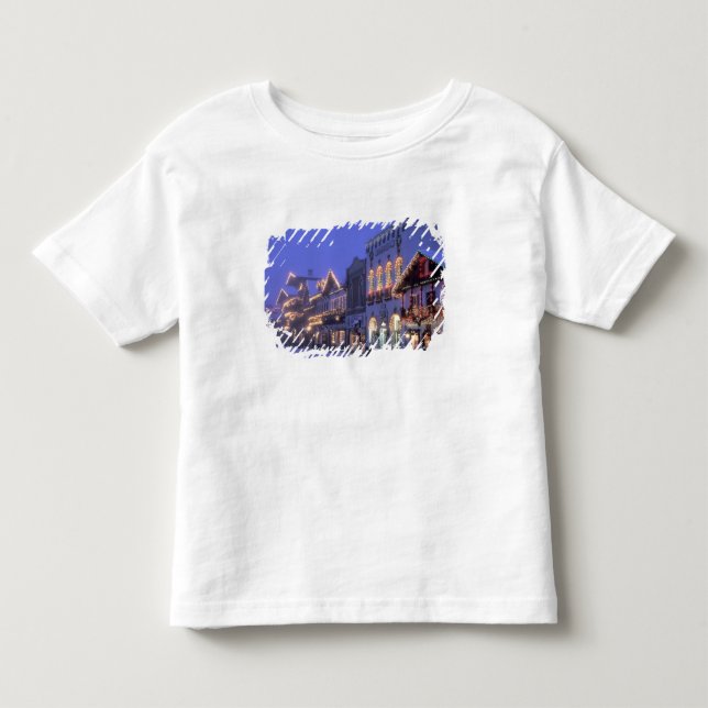 NA, USA, Washington, Leavenworth. Main Street Toddler T-shirt (Front)