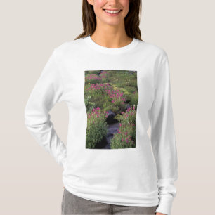 NA, USA, Washington, Mt. Rainier NP, Pink T-Shirt