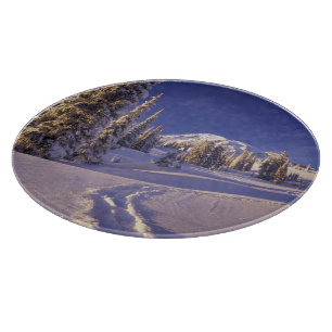 NA, USA, Washington, Mt. Rainier NP, Snowshoe Cutting Board