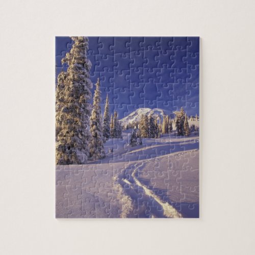 NA USA Washington Mt Rainier NP Snowshoe Jigsaw Puzzle