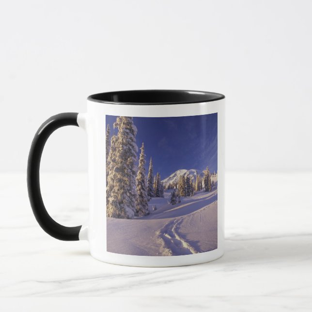 NA, USA, Washington, Mt. Rainier NP, Snowshoe Mug (Left)