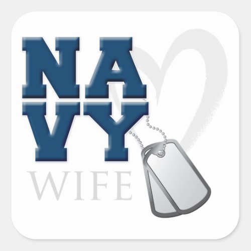 NA_VY wife Square Sticker