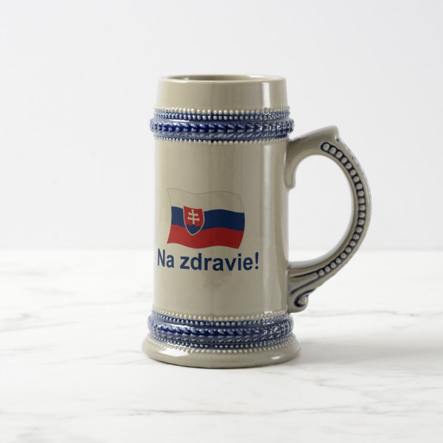 Na Zdravie! (To your health!) Beer Stein (Right)