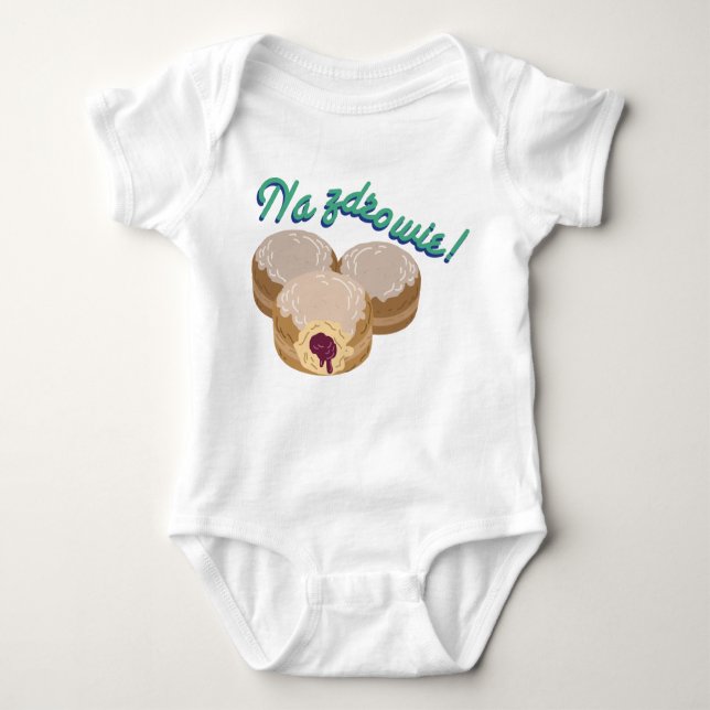 Na Zdrowie Paczki Baby Bodysuit (Front)