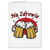 Na Zdrowie Toast With Beer Mugs (Front)