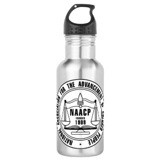 naacp logo png transparent stainless steel water bottle