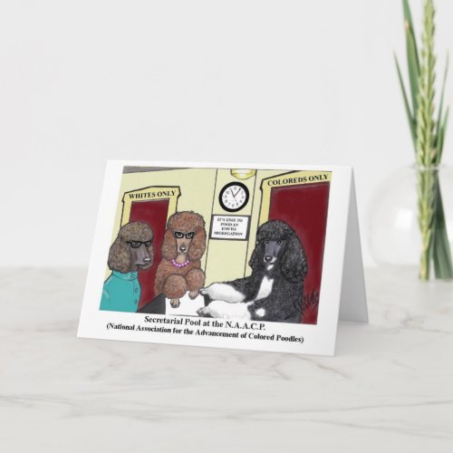NAACP Poodle Card