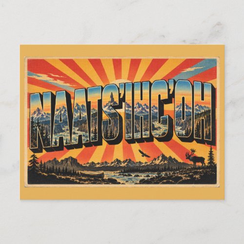 Naats'ihch'oh NT Porcupine Peak Wild Rivers Art Postcard