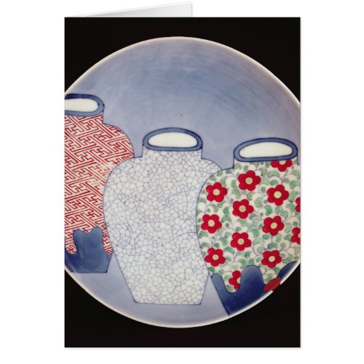 Nabeshima Dish, Edo Period Cards (Front)