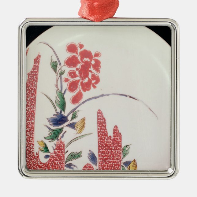 Nabeshima plate, c.1716-35 metal ornament (Front)
